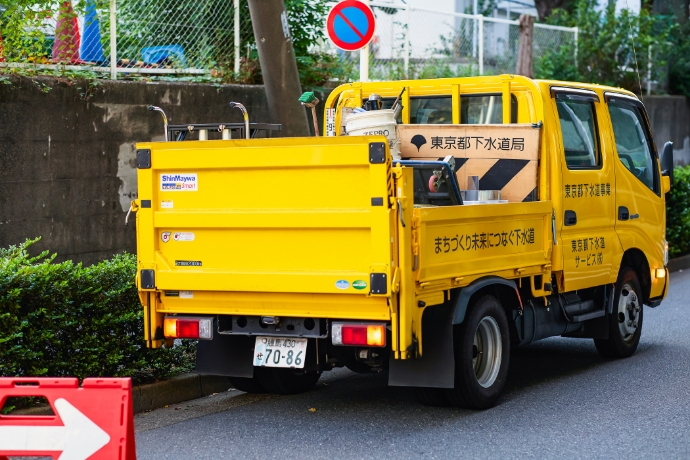 東京都下水道局の作業車