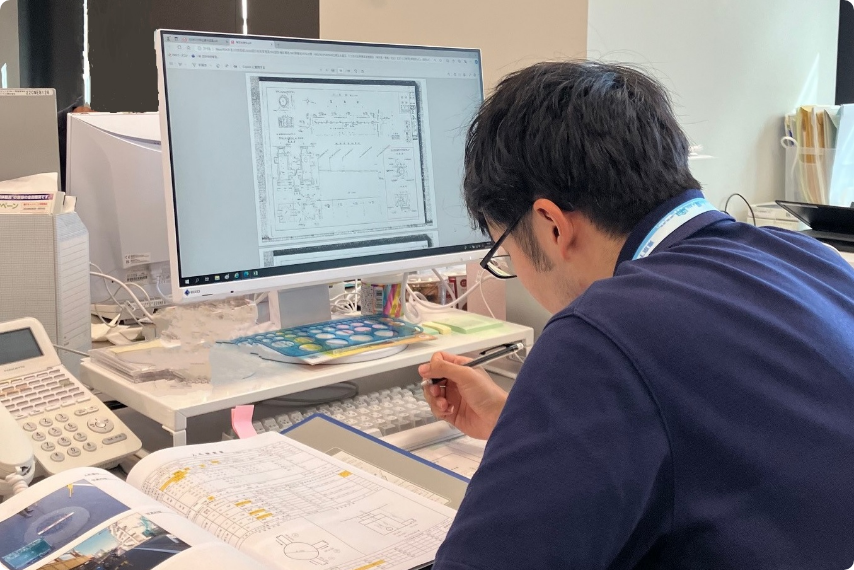積算システム事業・管路設計積算事業のイメージ