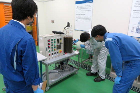 設備・土木系社員・職員のための水質管理体験研修のイメージ