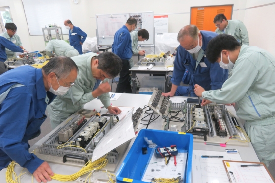 下水道設備保全管理研修（電気設備保全コース）のイメージ