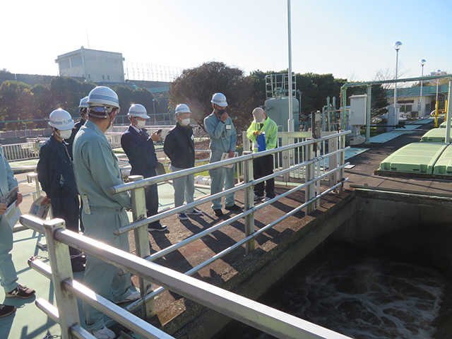 新任下水道担当社員研修のイメージ