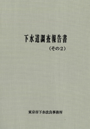 下水道調査報告書（その２）のイメージ